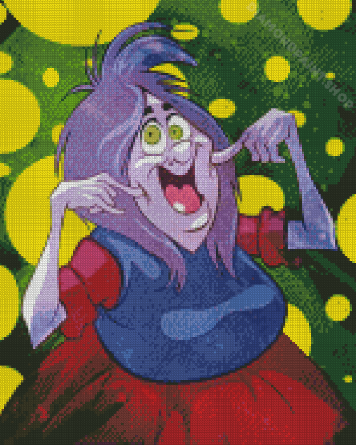 Disney Madam Mim The Sword In The Stone Diamond Painting