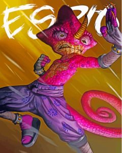 Espio The Chameleon Diamond Painting