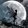 Fairy Moon Silhouette Diamond Painting