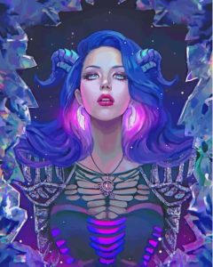 Goth Girl Diamond Painting