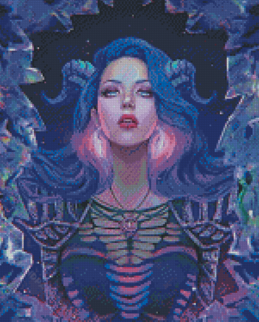 Goth Girl Diamond Painting