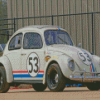 Volkswagen Beetle Herbie Car Diamond Painting