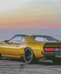 Javelin AMX Classic Car Diamond Painting