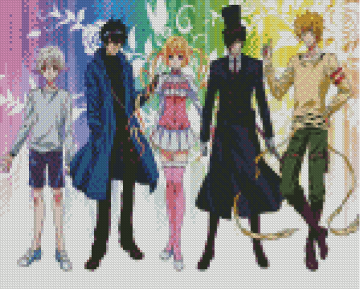 Karneval Manga Characters Diamond Painting