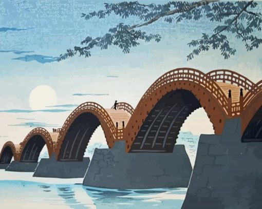 Kintaikyo Bridge Diamond Painting