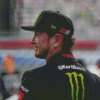 Kurt Busch Side Profile Diamond Painting