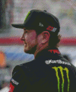 Kurt Busch Side Profile Diamond Painting