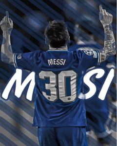 Lionel Messi Player PSG Diamond Painting