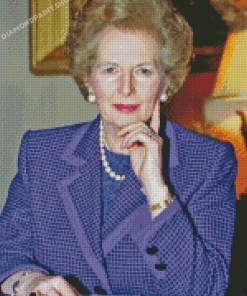 Margaret Thatcher Prime Ministre Diamond Painting
