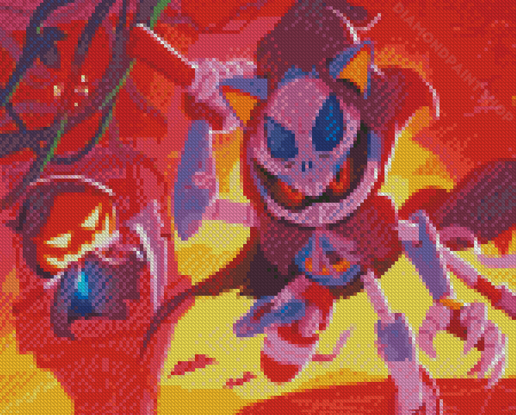 Aesthetic Metal Sonic Diamond Painting 