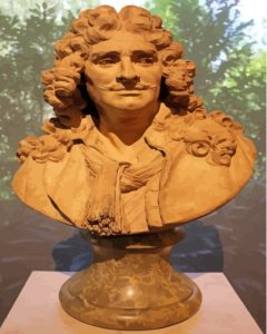 Moliere By Jean Jacques Caffieri Diamond Painting