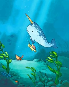 Narwhal Underwater Diamond Painting