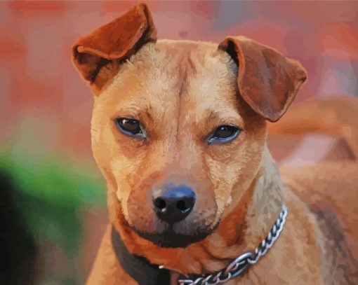 Patterdale Terrier Dog Diamond Painting