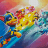 Paw Patrol Mighty Pups Diamond Painting