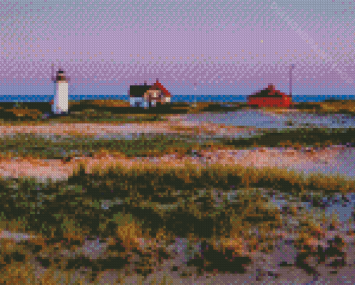 Provincetown Race Lighthouse Massachusetts Diamond Painting
