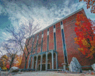 Purdue University Autumn Diamond Painting
