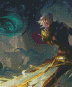 Riven Online Game Character Diamond Painting