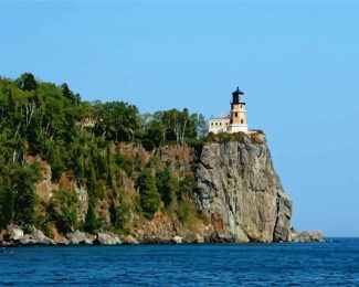 Split Rock Lighthouse State Park Diamond Painting
