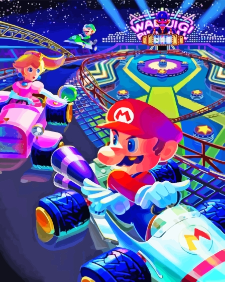 Super Mario Kart - Diamond Painting 