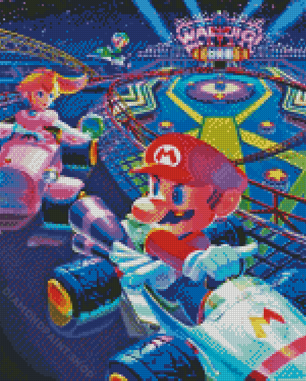 Super Mario Kart – Diamond Painting