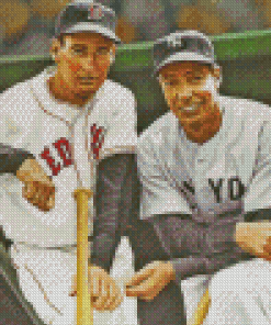 Ted Williams And Joe DiMaggio Diamond Painting