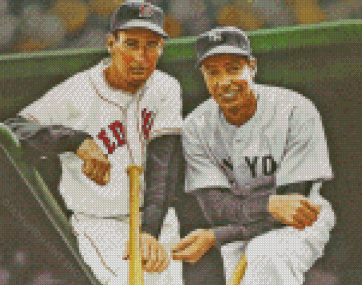 Ted Williams And Joe DiMaggio Diamond Painting