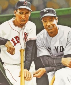 Ted Williams And Joe DiMaggio Diamond Painting