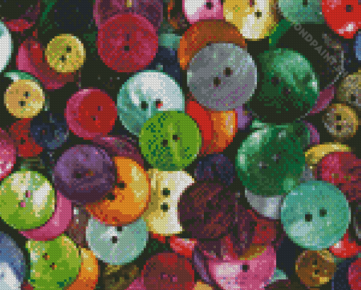 The Buttons Diamond Painting