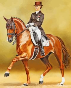 The Dressage Horse Rider Diamond Painting