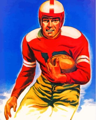 Vintage 1946 Football Diamond Painting