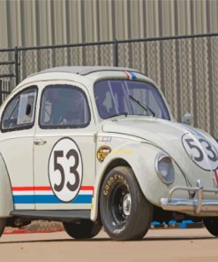 Volkswagen Beetle Herbie Car Diamond Painting