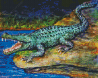 Aesthetic Alligator Diamond Painting