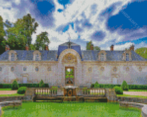 Aesthetic Chateu Bizy Giverny Diamond Painting