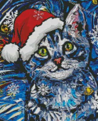 Aesthetic Tabby Kitten Art Diamond Painting