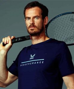 Andy Murray Tennis Player Diamond Painting