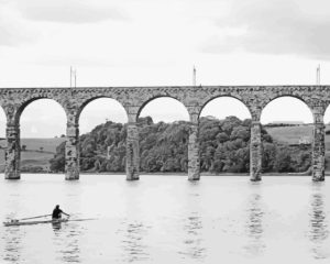 Berwick Kayaking On River Tweed Diamond Painting