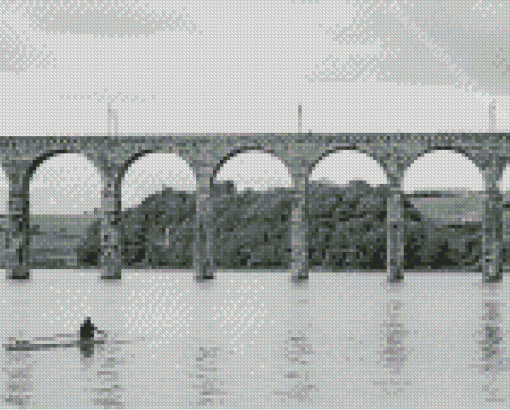 Berwick Kayaking On River Tweed Diamond Painting