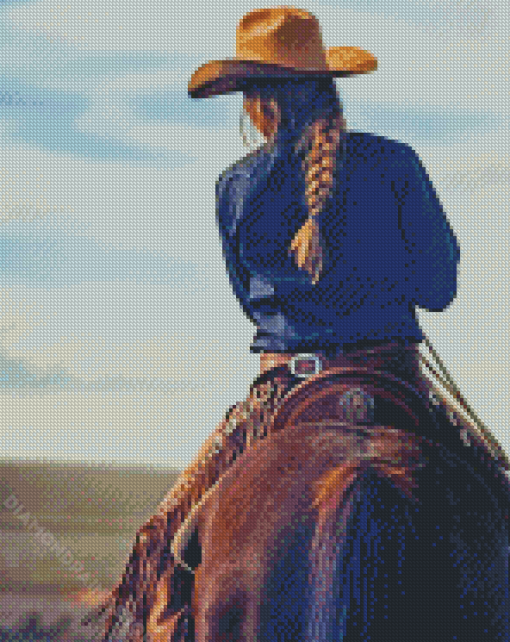 Cowgirl Diamond Painting