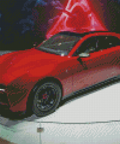 Dodge Red Charger Diamond Painting