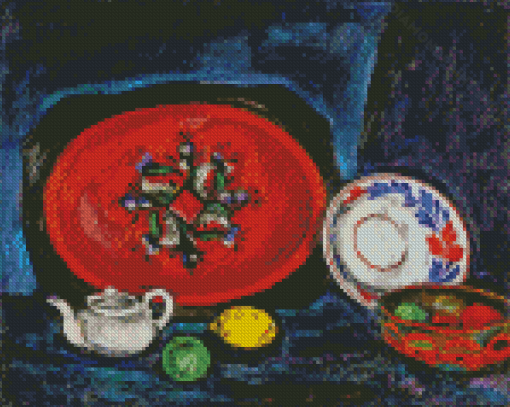 Impressionist Teapot Diamond Painting