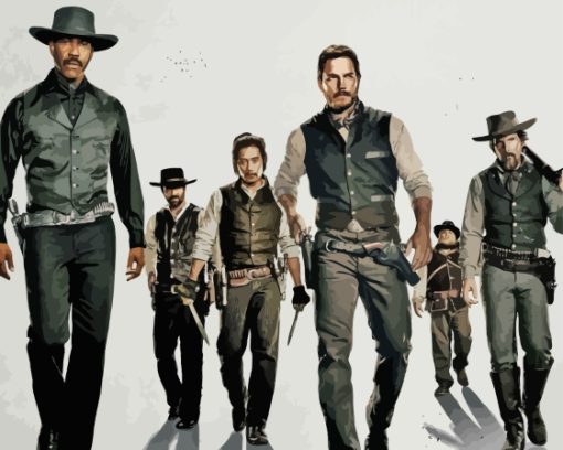 Magnificent Seven Movie Diamond Painting