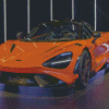 Orange Exotic Car Diamond Painting
