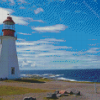 Pointe Riche Lighthouse Diamond Painting