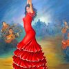 Spanish Flamenco Dancer Diamond Painting