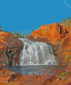 Waterfall Kakadu Diamond Painting