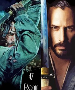 47 Ronin Keanu Reeves Actor Diamond Painting