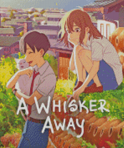 A Whisker Away Anime Poster Diamond Painting