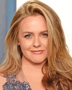 American Actress Alicia Silverstone Diamond Painting