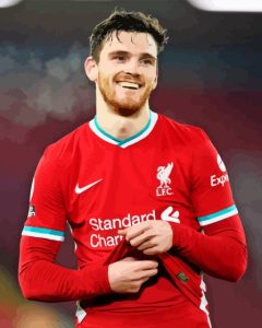 Andy Robertson Liverpool Footballer Diamond Painting