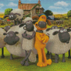 Animated Movie Shaun The Sheep Diamond Painting